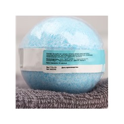 Бомбочка для ванн Добропаровъ с морской солью «лазурная волна» 110 г