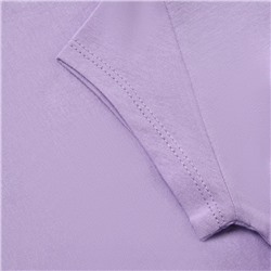 Комплект для девочки домашний (футболка/шорты) "Единорог", цвет сиреневый, рост 104