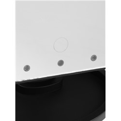 Зеркало KZ-06, подсветка, сенсорная кнопка, 22 диода, 26.5×16×12 см, 4хАА, чёрное