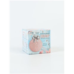 УЦЕНКА Набор для декора елочного шара полубусинами 4 мм, Бежевый