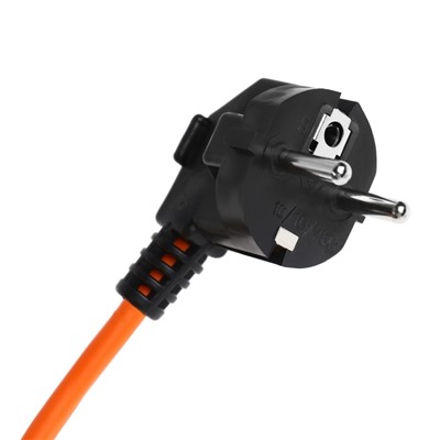 Удлинитель на катушке Luazon Lighting ЕСО, 4 розетки, 50 м, 10 А, ПВС 3×0.75 мм2, с з/к, IP 20, термовыключатель