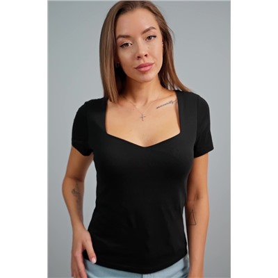 Женская футболка с глубоким вырезом Happyfox