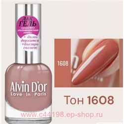 Alvin D`or Гель-лак для ногтей  тон 1608 Розовое пралине 12мл
