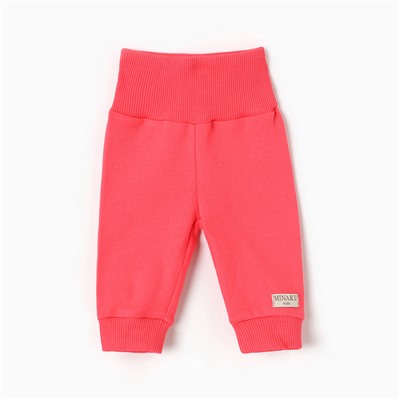 Штанишки детские MINAKU, рост 68-74 см, коралловый