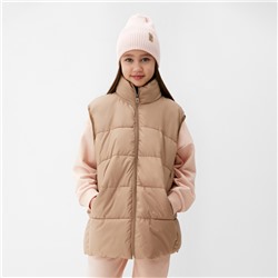 Жилет детский MINAKU, бежевый, рост 116 см