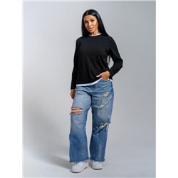 Лонгслив Рига (черный)