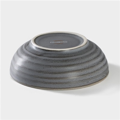 Салатник Magistro Urban, 260 мл, d=12 см, фарфор, серый
