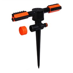 Распылитель 2-лепестковый, под коннектор, на пике, пластик, DUO