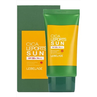 Lebelage Солнцезащитный крем для лица для активного отдыха / Cica Leports Sun Cream SPF50+ PA+++, 30 мл KRISTALLER, 1111056