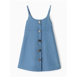 Сарафан для девочки MINAKU: Jeans collection, голубой, рост 152 см