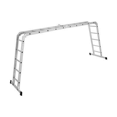 Лестница-трансформер ТУНДРА, алюминиевая, 4×5 ступени
