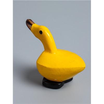 УЦЕНКА Сувенир «Уточка жёлтая» дерево 15×7×11 см