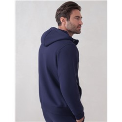 Худи на молнии из премиального футера трехнитки с начесом