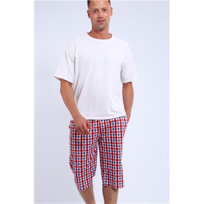 Шорты мужские Modellance 32096 (Красно-синий)