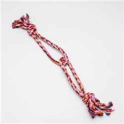 Игрушка тренировочная канатная «Инь-Янь», до 90 г, до 50 см, микс цветов