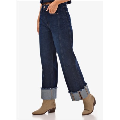 Женские джинсы прямые широкие CRACPOT