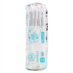 The Honest Company, Honest Diapers, Super-Soft Liner, Size 2, Space Travel, 12-18 Pounds, 32 Diapers