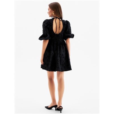 Платье с вырезом на спине мини женское MIST, размер L, чёрное