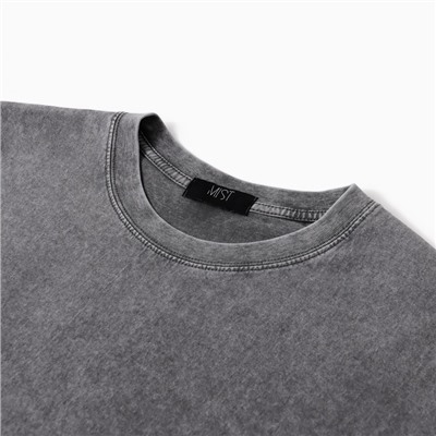 Футболка мужская MIST из вареного хлопка, серый, р-р M