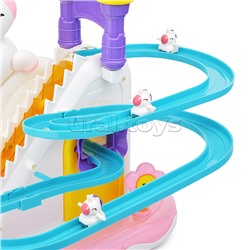 Игровой набор-трек "Единорог, горка" в коробке