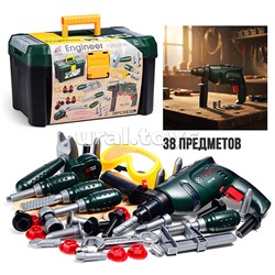 Набор инструментов "Маленький мастер" в коробке