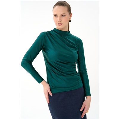 Лонгслив Нора (изумрудный)