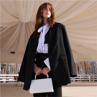 Блузка женская MINAKU: Enjoy, размер 44, белая