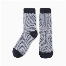 Носки женские махровые MINAKU, тёмно-синие, размер 36-41