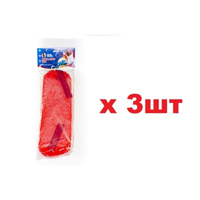 МЧ4 Мочалка банная Мочалкин Рок (1шт) 3шт