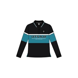 Джемпер трикотажный с воротником поло для мальчиков