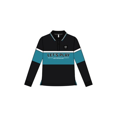 Джемпер трикотажный с воротником поло для мальчиков