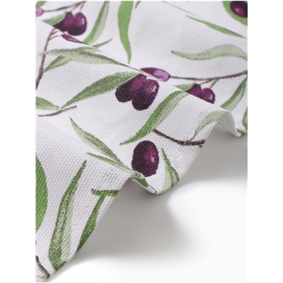 Скатерть «Доляна» Olives 149×110 см, 100% хлопок, рогожка 164 г/м²