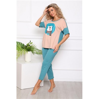 1019 Пижама (Петроль)