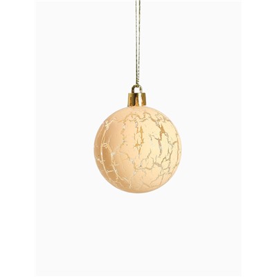 Ёлочные игрушки «Зимняя музыка», шары новогодние, d=6 см, набор 12 шт., ёлочка, золото