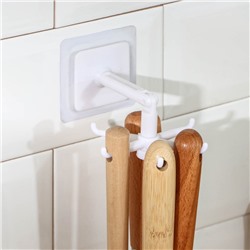 Держатель для столовых приборов Доляна Hold, белый