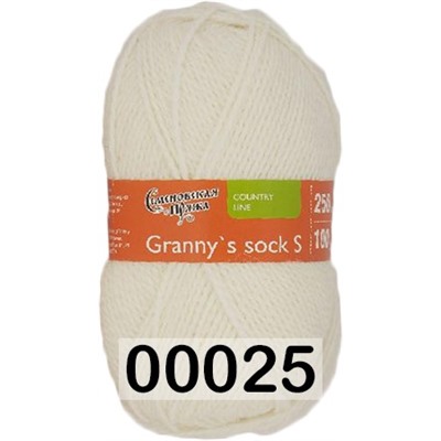 Пряжа Семеновская Grannys Sock S / Бабушкин носок ПШ