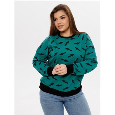 Толстовка женская ТЖ-36 (Зеленые стрелочки)