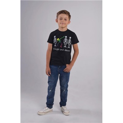 Футболка детская для мальчиков Dab арт.7173819 (Черный)