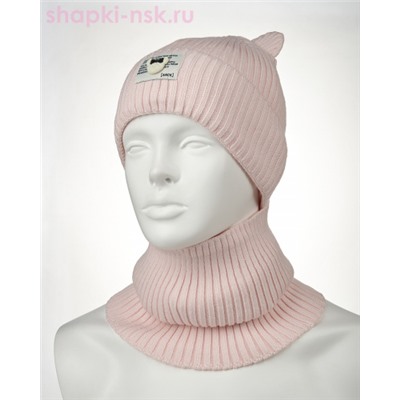 02-96-M Комплект флис (колпак+снуд) (50-52)