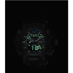 Часы наручные электронные, с будильником, d-6.1 см, ремешок l-26 см, 5 ATM, черный ремешок
