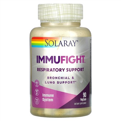 Solaray, ImmuFight, Respiratory Support, 90 VegCaps