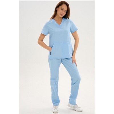 Костюм женский 555 (Холодный голубой)