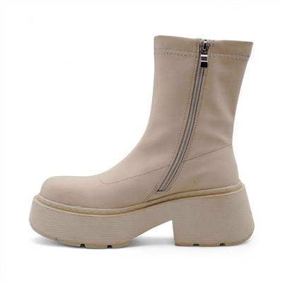 Ботинки демисезонные 619-2 бежевые