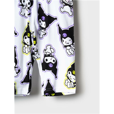 Брюки трикотажные для девочек (легинсы укороченные), 2 пары в комплекте