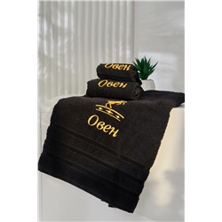 14418/10 Знаки зодиака полотенце махровое плотность 350гр