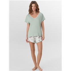 КОМПЛЕКТ ЖЕНСКИЙ (ФУТБОЛКА, ШОРТЫ) 592544