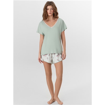 КОМПЛЕКТ ЖЕНСКИЙ (ФУТБОЛКА, ШОРТЫ) 592544