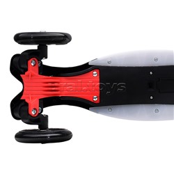 Самокат 3-х колесный ROCKET,колеса PU со светом, ABEC 7, черный