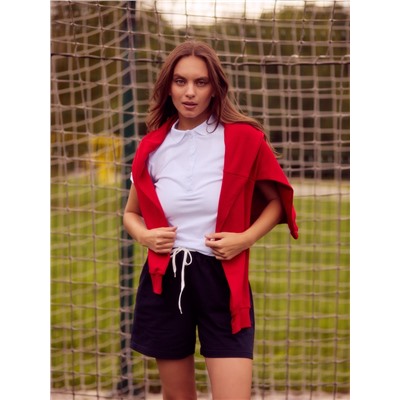 Шорты женские, темно-синие, размер 48