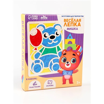 Пластилиновые картинки «Мишка», 21×15 см